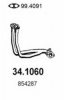 OPEL 854287 Exhaust Pipe